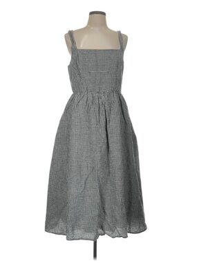 vintage wash tencel button front midi dress Vintage Wash Tencel Button Front Midi Dress in Midnight Blue